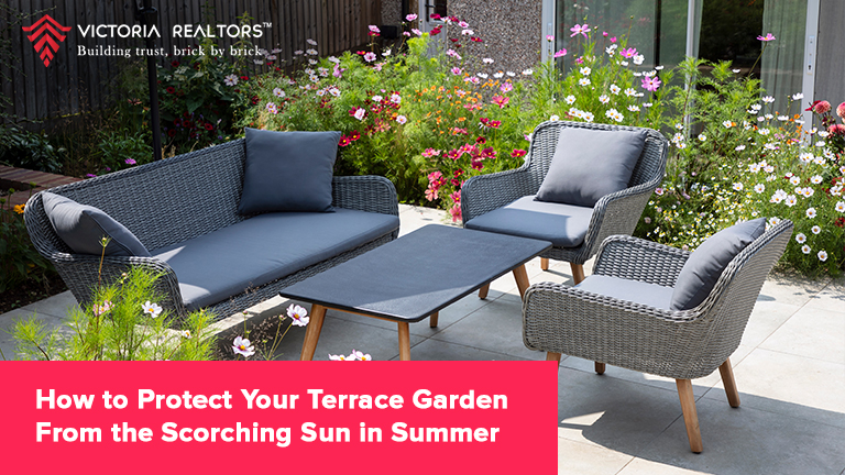 How to Protect Your Terrace Garden From the Scorching Sun in Summer