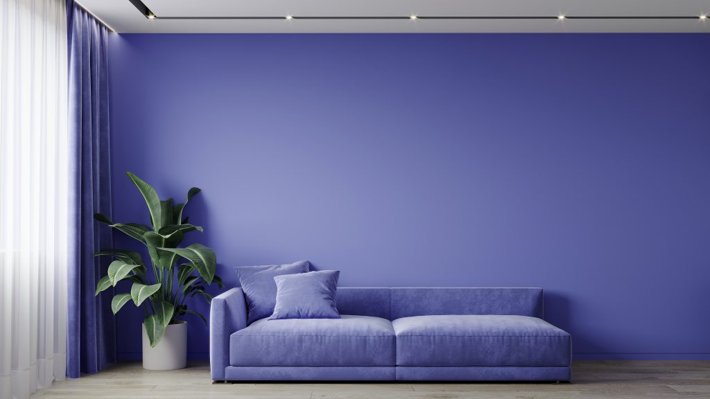 Blue Color Bedroom